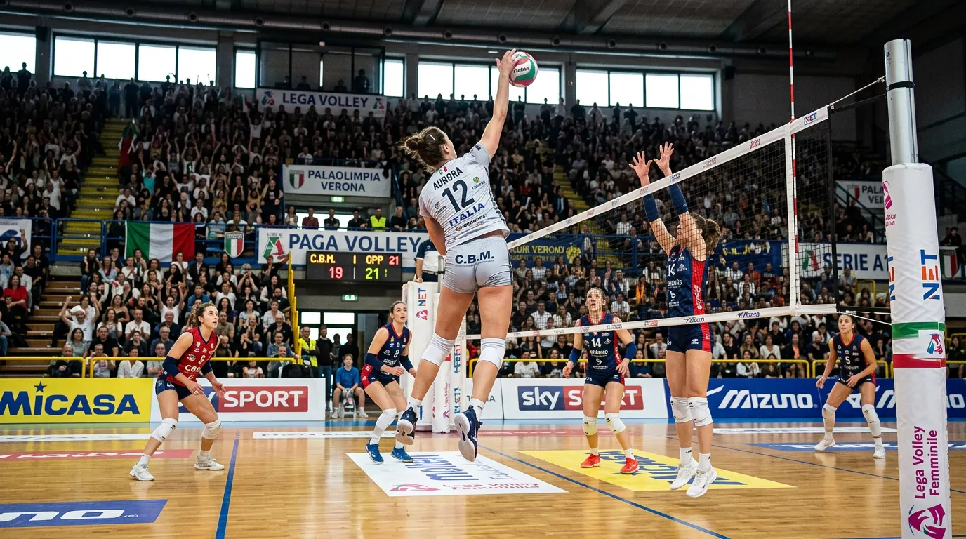Giocatrici della Serie A1 femminile in azione durante la regular season
