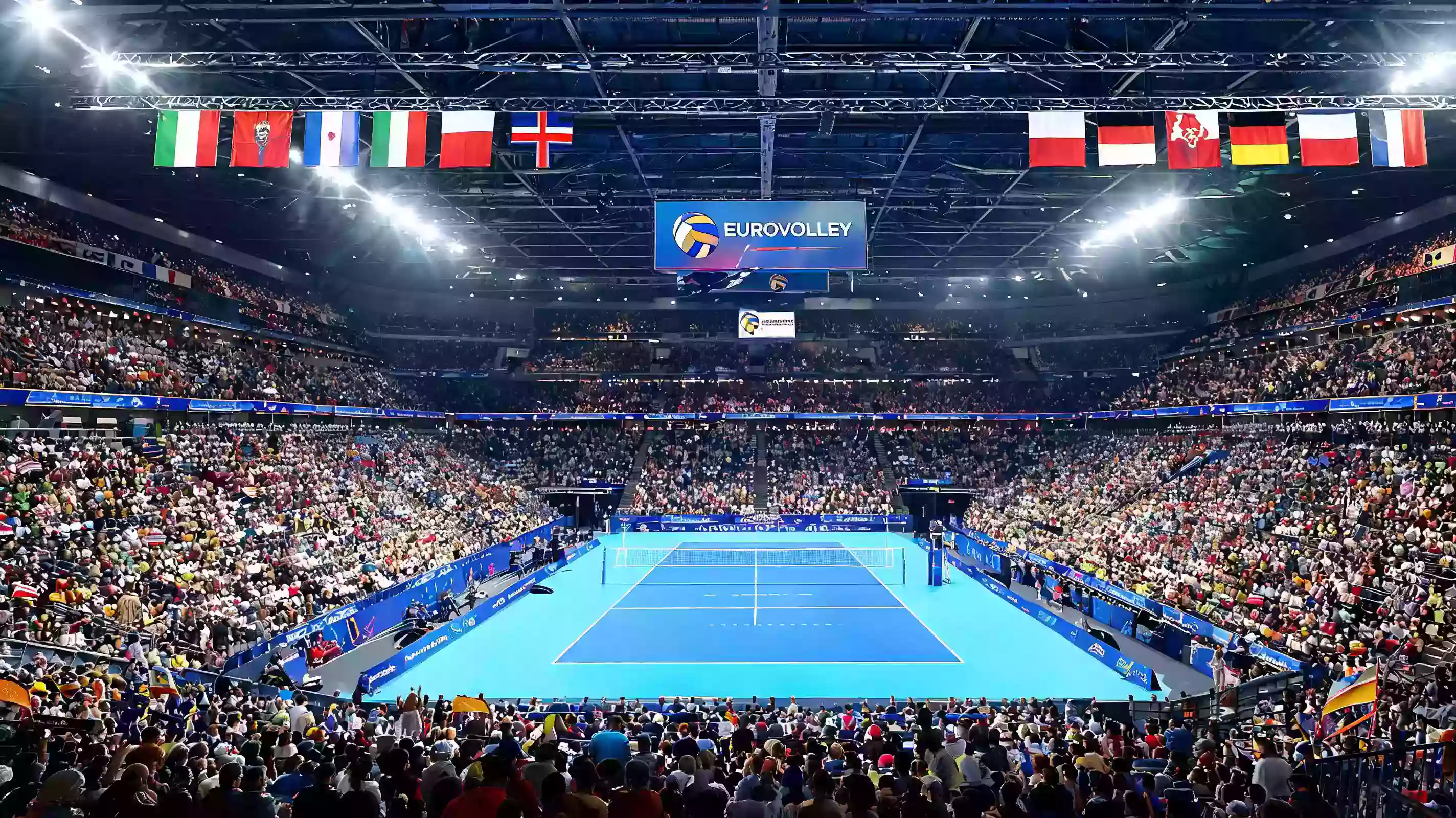Europei di pallavolo 2026 con le sedi italiane e il calendario del torneo