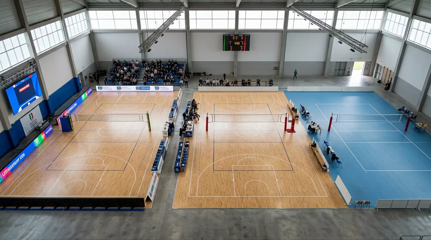 Piramide della struttura dei campionati di pallavolo femminile italiana con tre divisioni