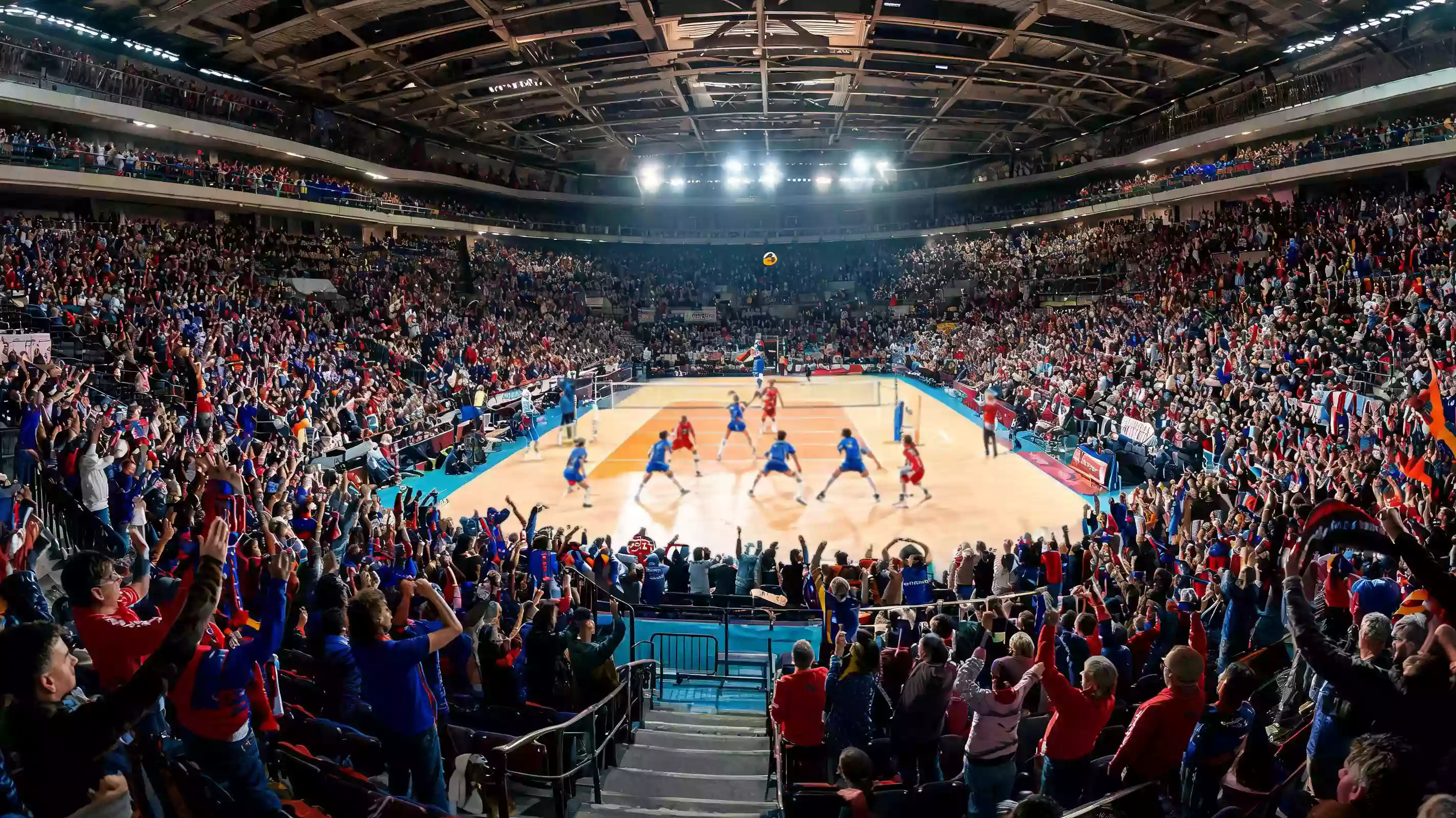 Tifosi e spettatori nei palazzetti della pallavolo Serie A italiana