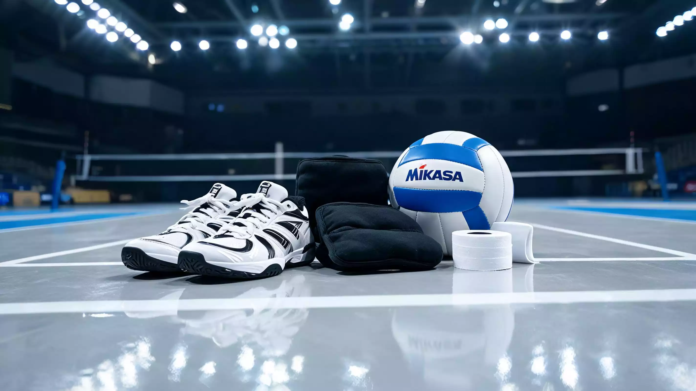 Attrezzatura professionale di un giocatore di SuperLega di pallavolo