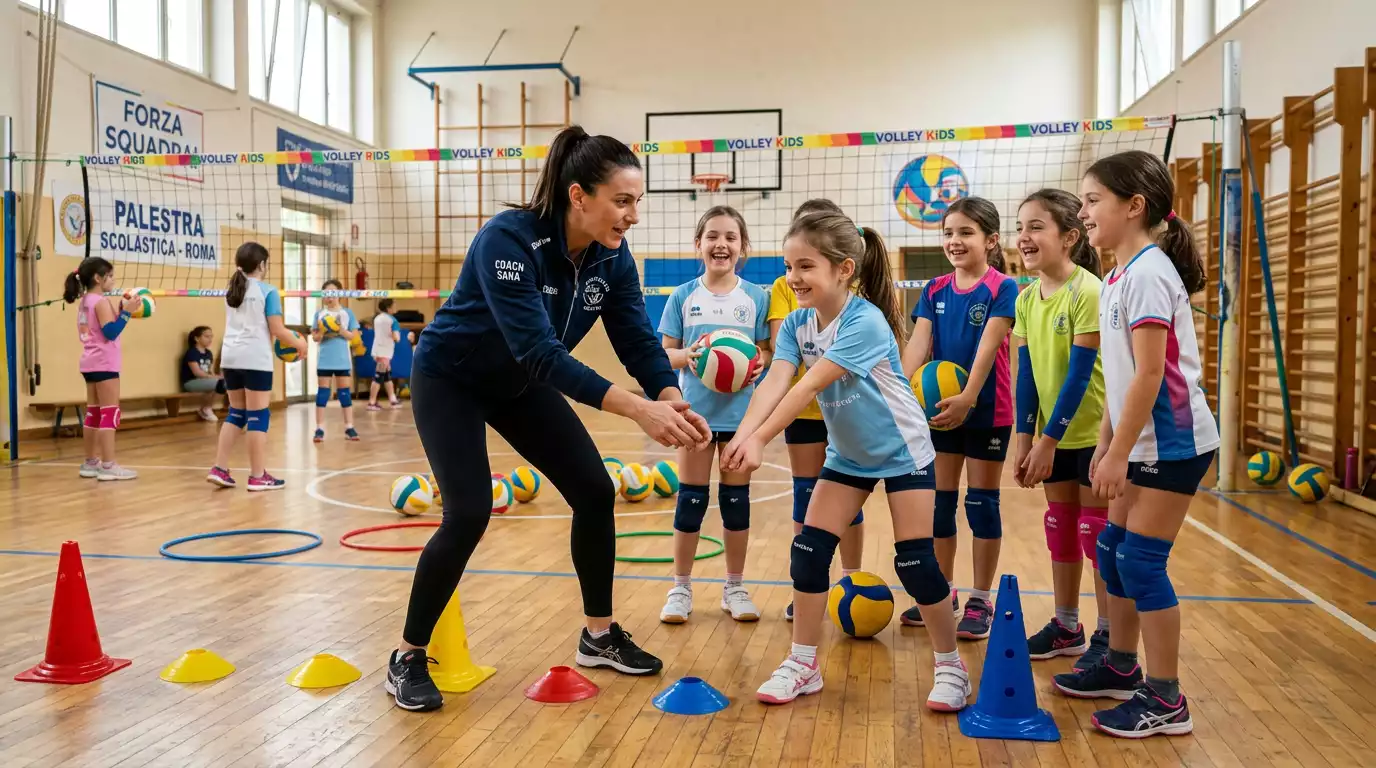 Iscrizioni in crescita nei corsi di minivolley femminile in Italia