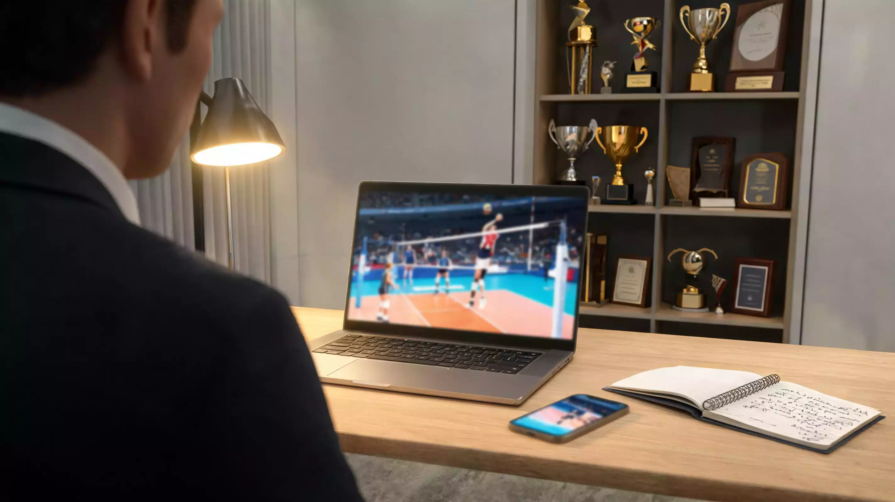 Ufficio di un agente sportivo specializzato nel mercato della pallavolo